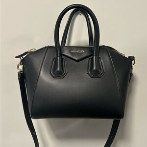 Givenchy Black Antigona with Gold Accents